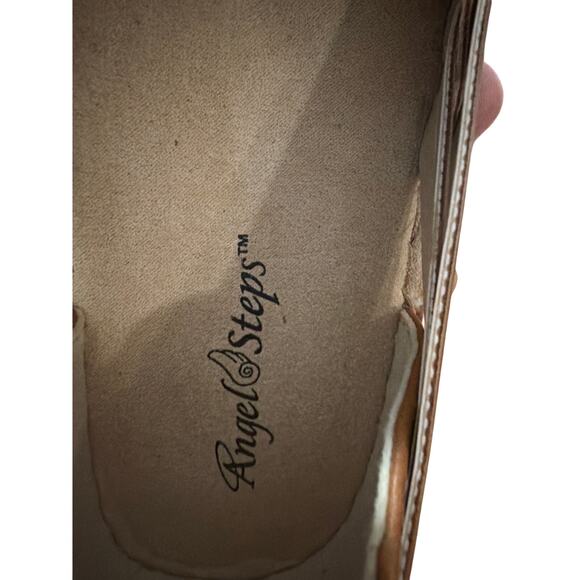 Angel Steps Women's Mexican Huaraches Brown Flat Sandals Size 10 Wide - Picture 7 of 7